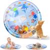 YAOZUP Tappeto Acqua Gatto, Tappeto d'acqua Sensoriale e Gonfiabile per Gatti - Qualità Addensata, Raffreddante, Interattivo per Gatti e Cani