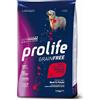 Petnutrizione Prolife Crocchette per Cani Grain Free Adult Sensitive Beef & Potato Medium/Large 10 kg - Per Cani Adulti di Taglia Media e Grande 11-44 kg, Senza Cereali, con Manzo Fresco Disossato e Patate