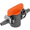 Gardena Valvola di intercettazione Micro-Drip-System da 4,6 mm (3/16 pollice): valvola di regolazione per la chiusura del tubo di singole stringhe di tubo (Articolo n. 1348, 1350) (8357-20)
