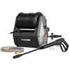 Giraffe Tools Rondella ad alta pressione montata a parete, 1800 Watt, max 2400 PSI, 2.0 GPM, idropulitrice elettrica a pressione con tubo retrattile da 30 m, per auto/recinzione/giardino, tubo rigido