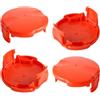 YWNYT Bobina di filo per decespugliatore Flymo, Φ1,5 mm 11 m, ricambio FLY021 513937190 bobina e copertura FLY060, bobina e filo per decespugliatore a doppia linea (4 coperture)