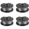 YWNYT Bobina di ricambio per decespugliatore Bosch ART 23 SL 26 SL, EasyGrassCut 18, 23, 26, 18-230, 18-260, 4,9 m x 1,65 mm F016800569/F016800385, bobine per decespugliatore (4 bobine)