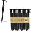 BAKOKI Set 100 Ancore per Terreno Supporti per Tubi 16-20mm - Irrigazione a Goccia Supporti per Tubi Ancore per Terreno Micro-Goccia Fissaggio per Tubi Chiodi per Terreno per Sistema di Irrigazione