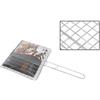 OISE ART STORE Trade Shop - Graticola Griglia Barbecue Doppia in Ferro Grigliata Pesce Arrosto 21.5 X 19.5cm