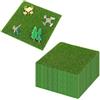 HASLED 20 Pezzi Prato Sintetico 15 × 15 cm - Tappeto Erba Sintetica, Prato Finto da Esterno, Spessi 5 mm, per Realizzazione di Modelli di Erba in Miniatura, Giardinaggio DIY e Progettazione Paesaggi