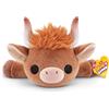 Hug-A-Lumps Plush Medium Series 2 Highland Cow (Holly) di ZURU | Comfort zavorrato rilassante, ultra-morbido e squishy, abbraccio sensoriale calmante, allevia stress e ansia