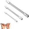 Foonary Set di 3 prolunghe flessibili con adattatori per attacco quadrato da 1/4, 3/8, 1/2, chiave di estensione offset, asta di prolunga flessibile per riparazione auto, cricchetto e avvitatore a