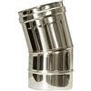 MBM Curva 15 canna fumaria DN 200 tubo acciaio inox 316