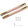 txuzong 2 Pezzi Perni Quadrati in Ferro 8 mm x 130 mm - Perni per Maniglie Porte con Viti - Compatibili con la Maggior Parte delle Maniglie Standard - Ricambio per Mandrino e Meccanismi a Leva