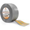 Quest Battiscopa PVC Morbido 100 x 25 mm Flessibile - Grigio, 20 mb