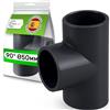 ONIX TECH PVC Raccordi Forma di T 90° Ø 50 mm - MADE IN SPAIN - Garanzia di 5 Anni - ONIX TECH