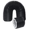 AZITICY Condotta Areazione PVC in Alluminio Tubo di Ventilazione per Impianti di Climatizzazione, Asciugatrici e Cappe Aspiranti (150mm*2m)