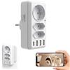 ULar Fotocamera 4K Ultra HD con grandangolo 100°, rilevamento del movimento, connessione WiFi o modalità punto di accesso, archiviazione locale, registrazione in loop, presa europea Plug & Play