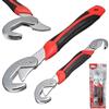 Generico kIT 2 Chiavi a Bussola Multifunzionali Multiuso Snap Grip Mono Blocco Universali Tutti i Tipi di Dadi e Bulloni Ideali Uso in Officine Professionali Casa Viti Diametro 9-32 mm