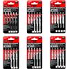 TopsTools 30 x TopsTools JSTTK6A T101B T101BR T101D T101AO T111C T144D Lame miste per seghetto alternativo compatibili con Bosch Dewalt Makita Milwaukee e molti altri