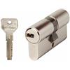 CISA 10E3000701200C5, Cilindro Europeo Asix, Ottone Nichelato, 30/30 mm, 5 Chiavi