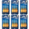 Curasept PROMO 6 CONFEZIONI Scovolini CURASEPT Originali | Spazzolini interdentali Proxi P08 (filo 0,8 mm) | Arancio| Pulizia Profonda della Placca | 6 pz x Confezione - 36 scovolini