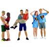 Figurine per persone in miniatura 1:64 Scala dipinta di figure per gli amici
