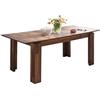 trendteam smart living Tavolo da Pranzo Universale in Rovere Wotan con Funzione Estraibile, Old Wood, 160 x 77 x 90 cm (110016224)