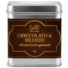 SaiTè -Aromi Creativi- SaiTè Bontà tisana CIOCCOLATO E BRANDY 50 g sfusa, con arancio dolce e fave di cacao, tisane regalo dal gusto intenso e aromatico, miscela lavorata a mano, Made in Italy