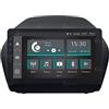 Jf Sound car audio system Autoradio Custom Fit per Hyundai IX35 (con navigatore, amplificatore ISO, retrocamera e lcd grande) Android GPS Bluetooth WiFi Dab Full HD Touchscreen Display 10