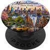 Happy Destiny Manhattan, New York City, Central Park, Broadway PopSockets PopGrip Adesivo