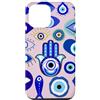 Mystic Nazar Collective Custodia per iPhone 12 Pro Max Simboli mistici del malocchio grafico - Boho Nazar Celestial Art