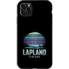 Paesaggi Nordici Aurora Lapponia Finland Custodia per iPhone 11 Pro Max Lapland Finland Renna Aurora Boreale