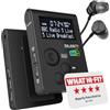 Majority Mini Radio Portatile DAB/DAB+ | Radiolina Portatile con Cuffie | Radio DAB+ Portatile con Clip Sportiva e Pulsanti Bloccabili | Ricaricabile USB-C con Batteria 12 Ore | Majority Petersfield Go