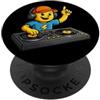 BOYs DJ Store DJ Retrò Stile Vintage Luce Flash DJ PopSockets PopGrip Adesivo