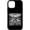 Chihuahua Puppy Lover PS Custodia per iPhone 12 mini Divertente Chihuahua Selfie UFO Astronave Aliena Amante dei Cani