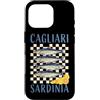 Coastal Sardine Tinned Fish Summer Retro Custodia per iPhone 16 Pro Cagliari Sardegna Sardine Retro Pesce in scatola Grafica Costiera