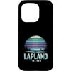 Paesaggi Nordici Aurora Lapponia Finland Custodia per iPhone 15 Pro Lapland Finland Renna Aurora Boreale