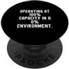 Effort Overload Operare a 100 Capacità in un ambiente 0 Witty PopSockets PopGrip Adesivo