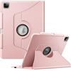 FINTIE Custodia rotante compatibile con iPad Pro da 12,9 pollici (2022/2021/2020/2018, 6a/5a/4a/3a generazione)-custodia protettiva girevole a 360 gradi con portapenne, spegnimento automatico/sveglia