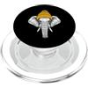 Elephant Beanie Vibes Hipster Elephant Beanie Cappello invernale Animal Art PopSockets PopGrip per MagSafe