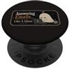 The Coffee & Ghost Club Rispondere alle e-mail come un fantasma Umorismo Umorismo Lavoro remoto PopSockets PopGrip Adesivo