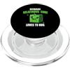 Fantasy Creature Humor Gelatinous Cube Caution Gelatinous Cube ama abbracciare PopSockets PopGrip per MagSafe