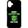 Fantasy Creature Humor Gelatinous Cube Custodia per iPhone 16 Plus Caution Gelatinous Cube ama abbracciare