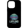 Paesaggi Nordici Aurora Lapponia Finland Custodia per iPhone 14 Pro Max Lapland Finland Renna Aurora Boreale