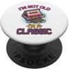 Lakelandwholesale1 Shirt Company Nastro a cassetta I'm Not Old I'm A Classic retrò anni '80 PopSockets PopGrip Adesivo