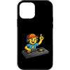 BOYs DJ Store Custodia per iPhone 12 mini DJ Retrò Stile Vintage Luce Flash DJ