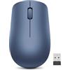Lenovo 530 Mouse Wireless, Sensore Ottico 1200 DPI, 2,4 GHz, Ambidestro, 3 Tasti, fino a 12 Mesi di Batteria