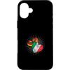 Germany Italy Flag Custodia per iPhone 16 Plus Germania Italia