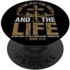 Ispirazioni Montane Fedele Io sono la via, la verità e la vita - Giovanni 14:6 PopSockets PopGrip Adesivo