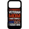 Proud Veteran Mom Heroes Mine Military S Custodia per iPhone 17 Pro Max Orgogliosa mamma veterana La maggior parte delle persone non incontra mai i loro eroi regalo