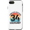 Kattos - Happy Birthday 34. Geburtstag Custodia per iPhone SE (2020) / 7/8 34° compleanno vintage legendary bday Limited Edition