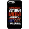 Proud Veteran Mom Heroes Mine Military S Custodia per iPhone 7 Plus/8 Plus Orgogliosa mamma veterana La maggior parte delle persone non incontra mai i loro eroi regalo