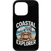 Cercatore Di Conchiglie E Vetri Mare Custodia per iPhone 13 Pro Cacciatore Di Tesori In Spiaggia Coastal Explorer