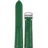 ROUREOX 17mm-25mm Cinturino in Vera Pelle Vitello Granato, Bracciale di Ricambio con Chiusura Déployante per Cartier Tank Must Santos